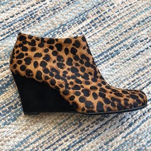 Aerosoles NEW In Box 7.5 Leopard 3”Wedge Shoe Heel